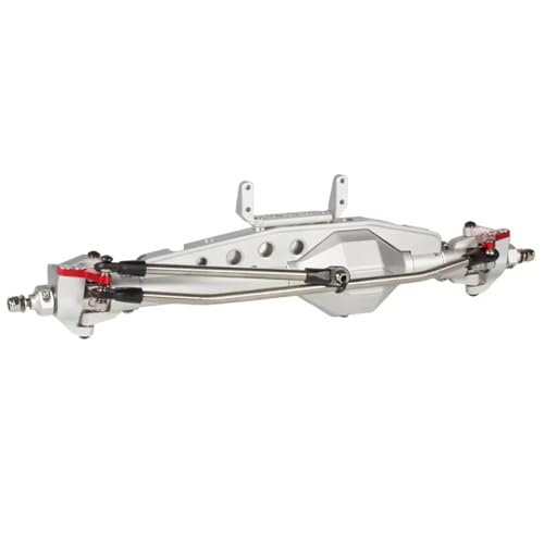 RC Hinterachse Kompatibel Mit Axial Für Wraith 90018 RR10 Für Capra 1.9 Für UTB 1/10 RC-Autos, Upgrade-Teile, Aluminium-Vorder- Und Hinterachsen-Set(Silver,Front) von MGHGFYTAS
