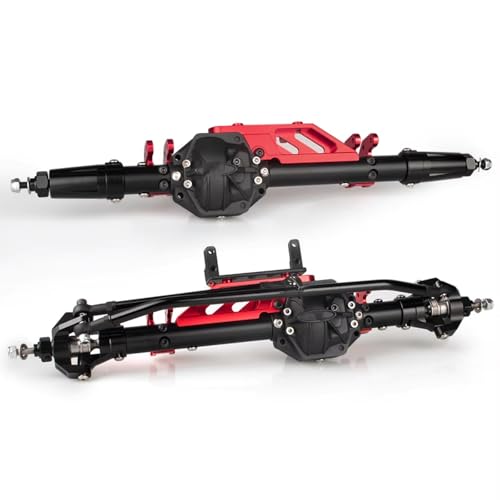 RC Hinterachse Kompatibel Mit Axial Für Wraith RC Crawler Auto-Upgrades Teile Zubehör CNC Aluminium Vorder- Und Hinterachse Set von MGHGFYTAS