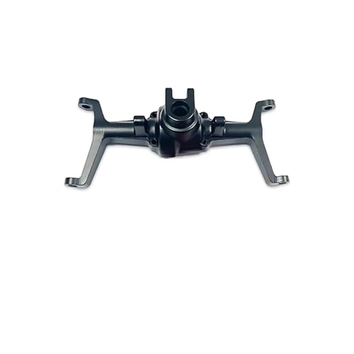 RC Hinterachse Kompatibel Mit HOBBYPLUS CR18P Van 1/18 RC Für Rock Cars Upgrade-Teile Zubehör Aluminiumlegierung Vorder- Und Hinterachse(Black,Front) von MGHGFYTAS