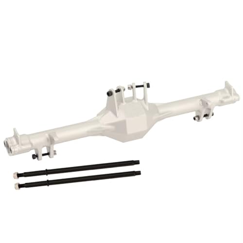RC Hinterachse Kompatibel Mit LOSI Für Rey U4 1/10 RC-Auto-Upgrade-Teile, Metall-Hinterachsengehäuse Mit 2-teiliger Hinterwelle(Silver) von MGHGFYTAS