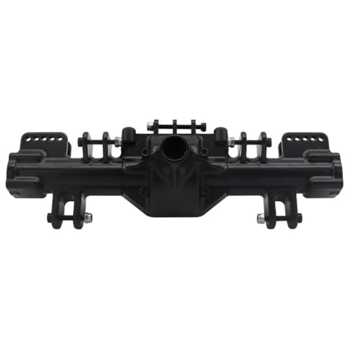 RC Hinterachse Kompatibel Mit Losi Für LMT 1/8 RC Monster Truck Auto-Upgrade-Teile, Aluminiumlegierung, Vorder- Und Hinterachsengehäuse(Black) von MGHGFYTAS
