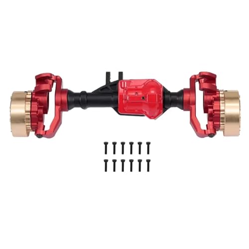 RC Hinterachse Kompatibel Mit Traxxas Für TRX-4 1/10 RC Crawler Autoteile Zubehör Metall Vorne Hinten Brücke Achswelle(Front) von MGHGFYTAS