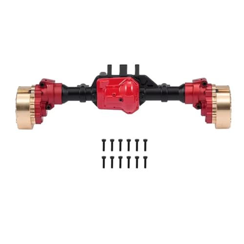 RC Hinterachse Kompatibel Mit Traxxas Für TRX-4 1/10 RC Crawler Autoteile Zubehör Metall Vorne Hinten Brücke Achswelle(Rear) von MGHGFYTAS