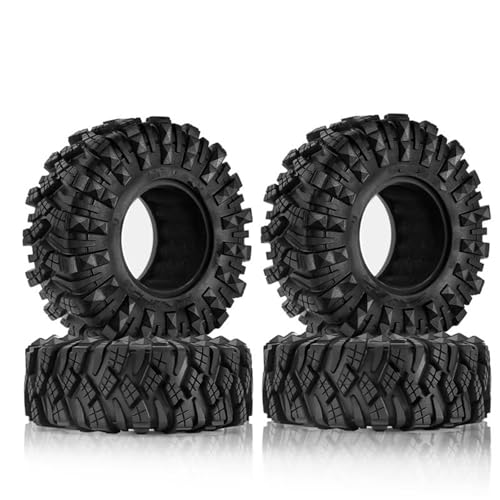 RC Reifen Kompatibel Mit Axial Für SCX10 90046 Für AXAIL Für Wraith Für Traxxas Für TRX4 1/10 RC Crawler Autozubehör Gummirad Reifen Reifen von MGHGFYTAS