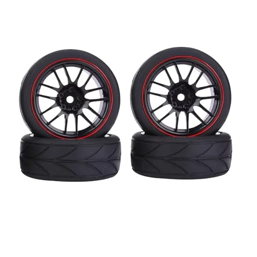 RC Reifen Kompatibel Mit Redcat Für HPI Für Tamiya Für Exceed Für HSP 144001 1/10 RC Tourenwagen 65 Mm On Road Reifen Und Räder Felgen 12 Mm Sechskantnabe 4 Stück RC Reifen Kompatibel Mit Redcat Für HPI Für Tamiya Für Exceed Für HSP 144001 1/10 RC Tourenwagen 65 Mm On Road Reifen Und Räder Felgen 12 Mm Sechskantnabe 4 Stück von MGHGFYTAS