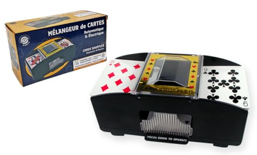 MGM GAMES - Kartenmischgehäuse – Schwarz – 140021 – Kartenspiel – Kunststoff – automatisch und elektrisch – Spielkarten – Gesellschaftsspiele – Batterien Nicht im Lieferumfang enthalten – Poker – 20 MGM GAMES - Kartenmischgehäuse – Schwarz – 140021 – Kartenspiel – Kunststoff – automatisch und elektrisch – Spielkarten – Gesellschaftsspiele – Batterien Nicht im Lieferumfang enthalten – Poker – 20 von MGM GAMES