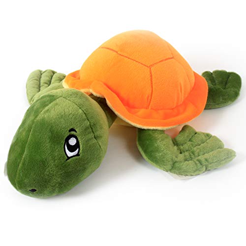 DODO D'AMOUR - Plüschschildkröte - Tiere - 205558 - Grün - Kuscheltier - Spielzeug für Kinder - Geschenk - Weich - Beruhigend - 34 cm x 34 cm - Ab 0 Monaten von Dodo d'AMOUR