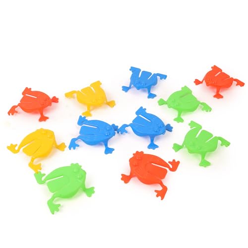 FLYPOP'S - Springende Frösche - Freizeitspiel - 038911 - Mehrfarbig - Kunststoff - Kermesse - Kinderspielzeug - Geschicklichkeitsspiel - 12 cm x 9 cm - Ab 3 Jahren von FLYPOP'S