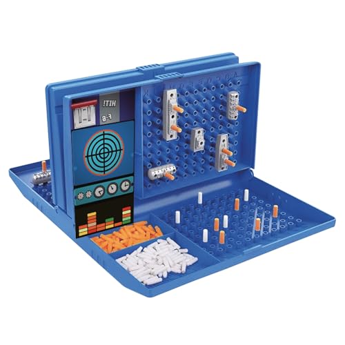 MGM GAMES – Schiffsschlachtspiel – Gesellschaftsspiel – 141921-2 Spieler – Boote – Kinder – Strategie – Spielerisch – Geburtstag – Marinekampf – 25 cm x 19 cm – ab 5 Jahren von MGM GAMES