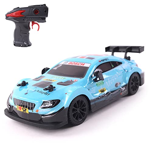 TURBO CHALLENGE 096224 Mercedes-Benz Racing-RC Prestige-096224-Ferngesteuertes Auto-Blau-1/24-Batterien Nicht enthalten-Kunststoff-Kinderspielzeug-Geschenk-Ab 4 Jahren von TURBO CHALLENGE