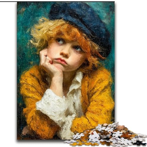 1000-teiliges Puzzle für Erwachsene, „Wütender Kleiner Junge“, für Teenager und Familien, perfekte DIY-Dekoration und knifflige Herausforderung, 50x75cm 1000-teiliges Puzzle für Erwachsene, „Wütender Kleiner Junge“, für Teenager und Familien, perfekte DIY-Dekoration und knifflige Herausforderung, 50x75cm von MGQWPZDBD