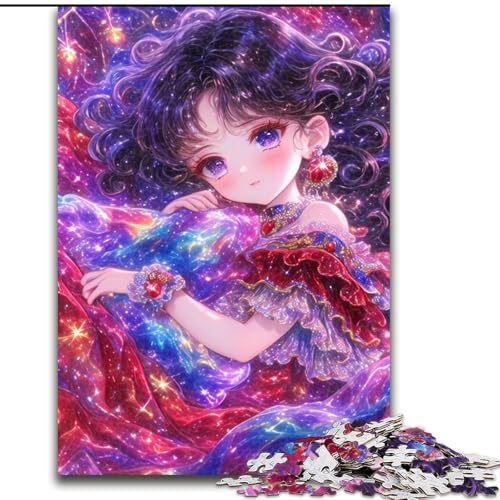 1000-teiliges Puzzle für Erwachsene, Anime-Mädchen, Lernspiele, Heimdekoration ganze Familie (Größe 26x38cm) von MGQWPZDBD