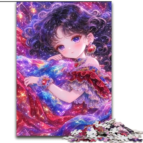 1000-teiliges Puzzle für Erwachsene, Anime-Mädchen, Spielspielzeug, jedes Teil ist einzigartig – anspruchsvolles Familienspiel für Kinder ab 14 Jahren (Größe 50x75cm) von MGQWPZDBD