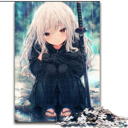 1000-teiliges Puzzle für Erwachsene, Geschenke, Anime-Dämonenmädchen, Lernspiele, Heimdekoration ganze Familie (Größe 50x75cm) von MGQWPZDBD