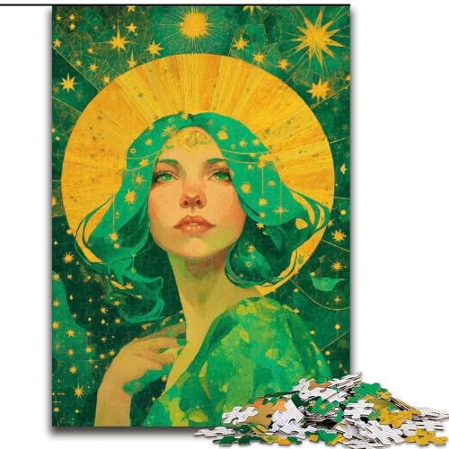 1000-teiliges Puzzle für Erwachsene, Geschenke, Kunst, Frauen, Lernspiele, Heimdekoration, ganze Familie (Größe 50x75cm) von MGQWPZDBD