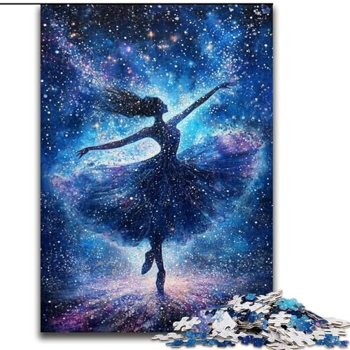 1000-teiliges Puzzle für Erwachsene, Geschenke für die Galaktische Ballerina, Lernspiele, Heimdekoration ganze Familie (Größe 50x75cm) von MGQWPZDBD