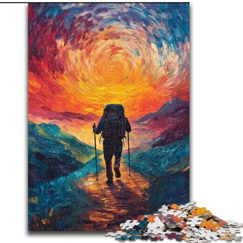 1000-teiliges Puzzle für Erwachsene, Reisende, Spielspielzeug, jedes Teil ist einzigartig – anspruchsvolles Familienspiel für ab 14 Jahren (Größe 50x75cm) von MGQWPZDBD