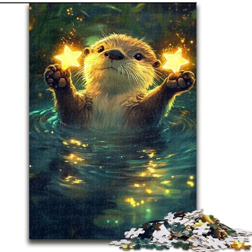 1000-teiliges Puzzle für Erwachsene, Sternotter, Lernspiele, Heimdekoration, ganze Familie (Größe 26x38cm) von MGQWPZDBD
