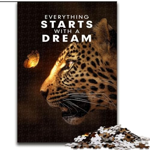 1000-teiliges Puzzle für Erwachsene, beginnt mit einem Traumpuzzle, pädagogisches Denkspiel, künstlerische Heim- und Bürodekoration, ab 14 Jahren (Größe: 50x75cm) von MGQWPZDBD