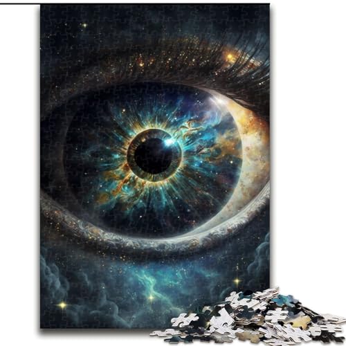 1000-teiliges Puzzle für Erwachsene „Die Kunst des Auges“, anspruchsvolles Denkspiel für Teenager, perfekt als Heimdekoration oder Geschenk (Größe: 26x38cm) von MGQWPZDBD