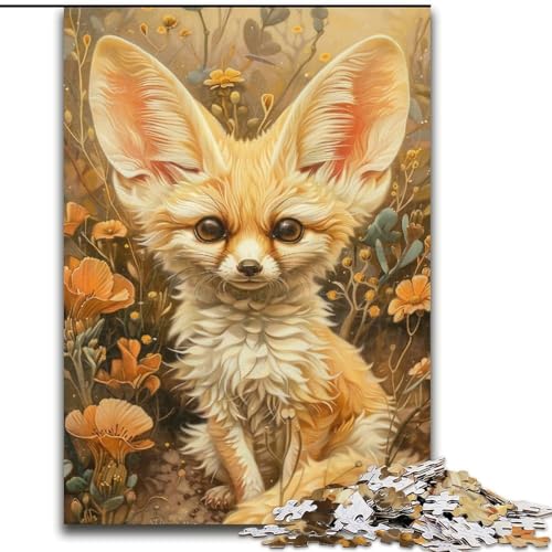 1000-teiliges Puzzle für Erwachsene und Jugendliche, Fuchs, Familienspiel zum Stressabbau, schwierige Herausforderung, stärkt die Liebe zwischen Paaren (Größe 50x75cm) von MGQWPZDBD