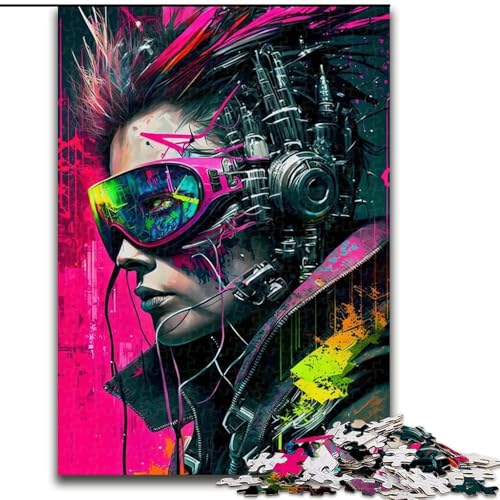 1000-teiliges Puzzle für Erwachsene und Jugendliche, Mechanisches Mädchen, für Erwachsene und Jugendliche ab 14 Jahren, Lernspiel, Herausforderung, Spielzeug, Geschenk zum Geburtstag (Größe 26x38cm) 1000-teiliges Puzzle für Erwachsene und Jugendliche, Mechanisches Mädchen, für Erwachsene und Jugendliche ab 14 Jahren, Lernspiel, Herausforderung, Spielzeug, Geschenk zum Geburtstag (Größe 26x38cm) von MGQWPZDBD