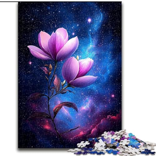 1000-teiliges Puzzle für Erwachsene und Jugendliche, Pfirsichblüte, geeignet für Personen ab 14 Jahren, Lernspiele, Wichtelgeschenke (Größe 50x75cm) von MGQWPZDBD
