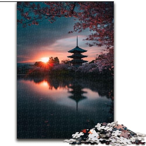 1000-teiliges Puzzle für Erwachsene und Jugendliche, wunderschöne Berge und Seen, geeignet für Personen ab 14 Jahren, Lernspiele, Wichtelgeschenke (Größe 26x38cm) von MGQWPZDBD