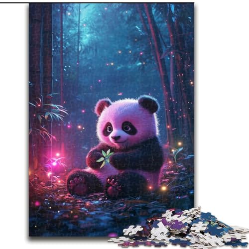 1000-teiliges Puzzle für Jugendliche und Erwachsene, Weltraumpanda, Familienspiel, Geburtstagsgeschenk Herausforderung, hoher Schwierigkeitsgrad (Größe 50x75cm) von MGQWPZDBD