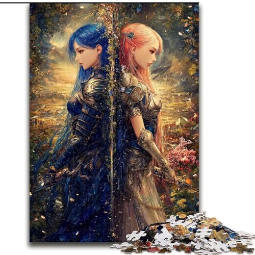 1000-teiliges Puzzle für Teenager, Anime-Mädchen, Lernspielzeug, einzigartige Geburtstags- und Geschenkideen für Kinder ab 14 Jahren (Größe 26x38cm) von MGQWPZDBD