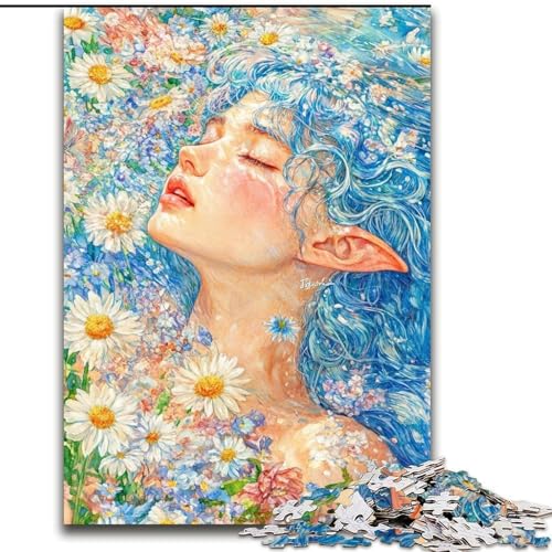 1000-teiliges Puzzle für Teenager, Anime-Mädchen, Lernspielzeug, einzigartige Geburtstags- und Geschenkideen für Kinder ab 14 Jahren (Größe 26x38cm) von MGQWPZDBD