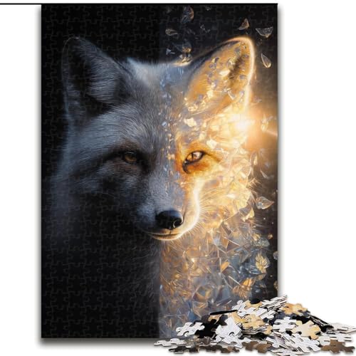 1000-teiliges Puzzle für Teenager, Fuchs, Lernspielzeug, einzigartige Geburtstags- und Geschenkideen für Kinder ab 14 Jahren (Größe 26x38cm) von MGQWPZDBD