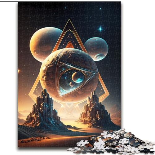JigsawPuzzle 1000 Teile für Erwachsene Sanctuary Alien Landscape Jigsaw Anspruchsvolles Denkspiel für Teenager, Spaß für den Familienspieleabend (Größe: 26x38cm) von MGQWPZDBD