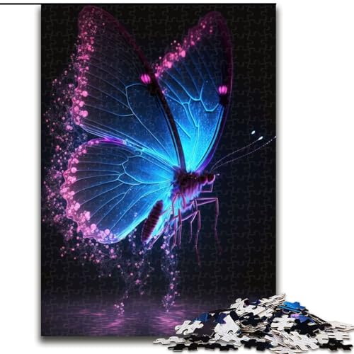 JigsawPuzzle 1000 Teile für Erwachsene Schmetterlingspuzzle Anspruchsvolles Denkspiel für Teenager, Spaß am Familienspieleabend (Größe: 26x38cm) von MGQWPZDBD