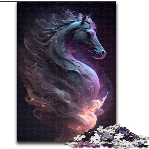 JigsawPuzzle 1000 Teile für Erwachsene Unendliches Einhorn-Puzzle Anspruchsvolles Denkspiel für Teenager, Spaß am Familienspieleabend (Größe: 50x75cm) von MGQWPZDBD