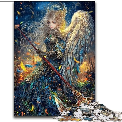 Puzzle 1000 Teile für Erwachsene, Anime-Engel, Lernspiele, Heimdekoration, geeignet für die Schreibtischdekoration (Größe 50x75cm) von MGQWPZDBD