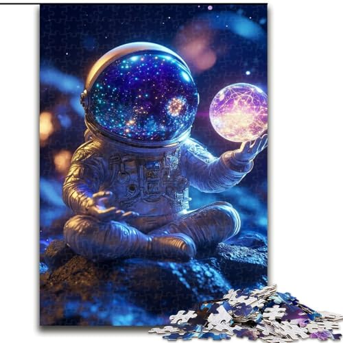 Puzzle 1000 Teile für Erwachsene, Astronaut, Lernspiele, Heimdekoration, geeignet für die Schreibtischdekoration (Größe 50x75cm) von MGQWPZDBD