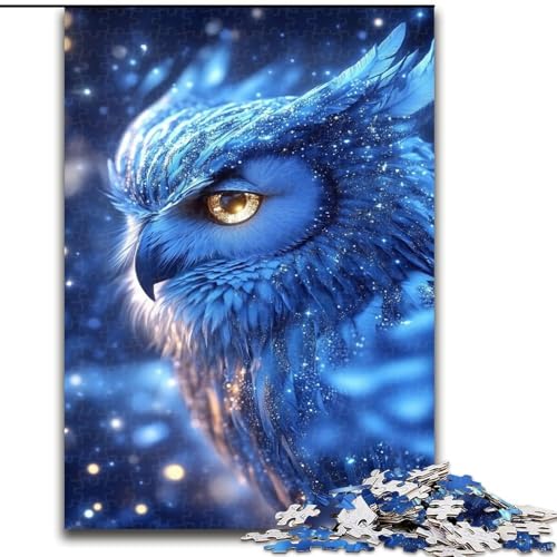 Puzzle 1000 Teile für Erwachsene, Cosmic Owl, Lernspiele, Heimdekoration, geeignet für die Schreibtischdekoration (Größe 50x75cm) von MGQWPZDBD