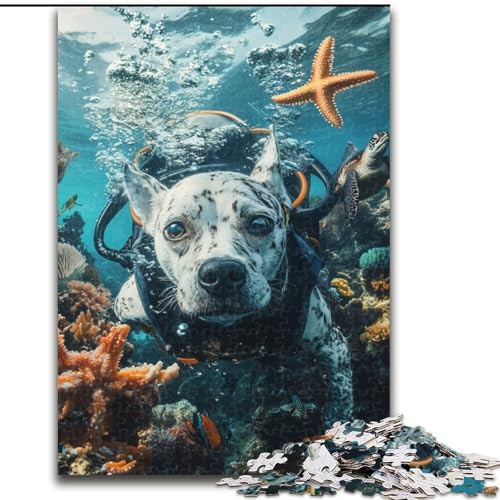 Puzzle 1000 Teile für Erwachsene, Dalmatiner-Taucher-Puzzle, anspruchsvolles Denkspiel, Familienaktivität, Heimdekoration, 50x75cm Puzzle 1000 Teile für Erwachsene, Dalmatiner-Taucher-Puzzle, anspruchsvolles Denkspiel, Familienaktivität, Heimdekoration, 50x75cm von MGQWPZDBD