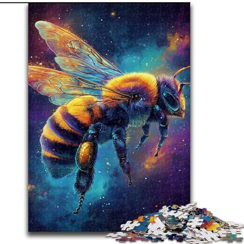 Puzzle 1000 Teile für Erwachsene, Galaxy Bee, Lernspiele, Heimdekoration, geeignet für die Schreibtischdekoration (Größe 50x75cm) von MGQWPZDBD