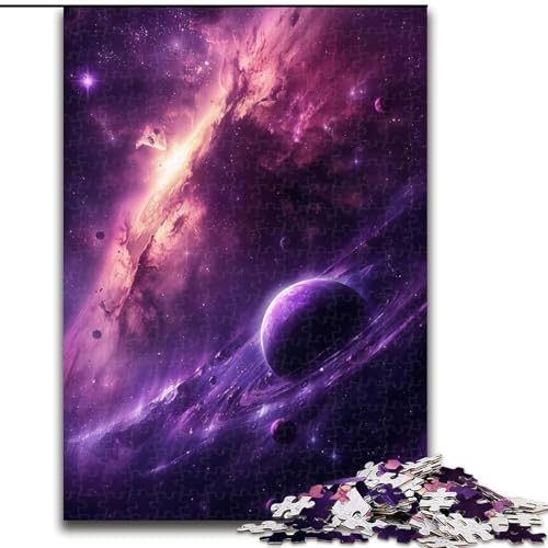 Puzzle 1000 Teile für Erwachsene und Jugendliche, Galaxie, Planet, Familienspiel und einzigartige Heimdekoration und Geschenke für 14-Jährige (Größe 26x38cm) von MGQWPZDBD