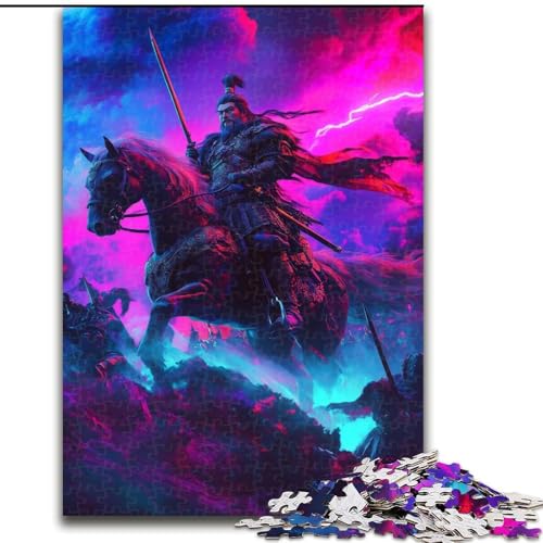 Puzzle 1000 Teile für Erwachsene und Jugendliche, Space Knight, Lernspielzeug, Familienspiele, einzigartige Geburtstags- und Geschenkideen (Größe 26x38cm) von MGQWPZDBD