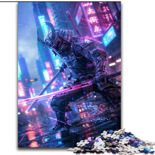 Puzzle 1000 Teile für Erwachsene und Jugendliche, japanische Ninja-Kunst, Lernspielzeug, Familienspiele, einzigartige Geburtstags- und Geschenkideen (Größe 26x38cm) von MGQWPZDBD