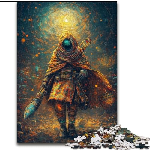 Puzzle 1000 Teile für Teenager, Geschenke, Anime-Krieger, Familienunterhaltungsspielzeug, ganze Familie, ab 14 Jahren (Größe 26x38cm) von MGQWPZDBD