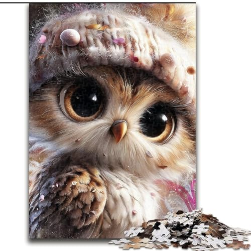 Puzzle 1000 Teile für Teenager, Geschenke, Fantasie-Eule, Spielzeug, Lernspiele, Stressabbau, tolle Geschenke und Spielzeuge (Größe 50x75cm) von MGQWPZDBD