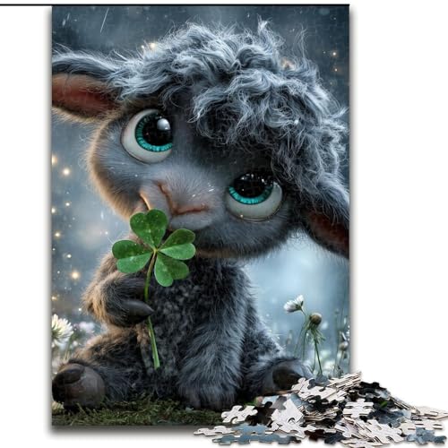 Puzzle 1000 Teile für Teenager, Geschenke, Fantasy-Schafe, Familienunterhaltungsspielzeug, ganze Familie, ab 14 Jahren (Größe 26x38cm) von MGQWPZDBD