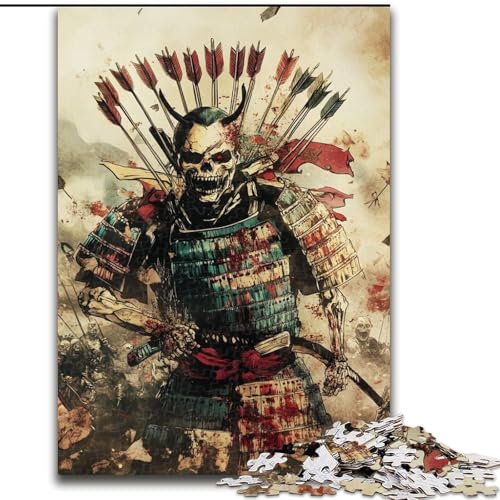 Puzzle 1000 Teile für Teenager, Geschenke, Skelett-Zombie, Spielzeug, Lernspiele, Stressabbau, tolle Geschenke und Spielzeuge (Größe 26x38cm) von MGQWPZDBD