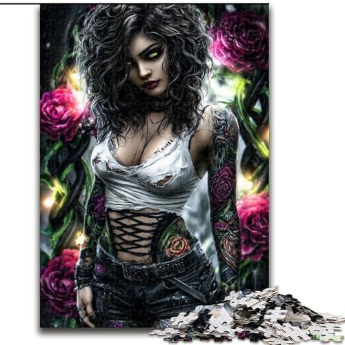 Puzzle 1000 Teile für Teenager, Geschenke für Traumfrauen, Spielzeug, Lernspiele, Stressabbau, tolle Geschenke und Spielzeuge (Größe 50x75cm) von MGQWPZDBD