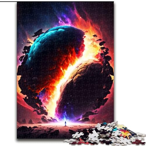 Puzzle für Erwachsene, 1000 Teile, „Das Ende des Universums“, anspruchsvolles Denkspiel, Familienaktivität, Heimdekoration, (Größe: 26x38cm) von MGQWPZDBD