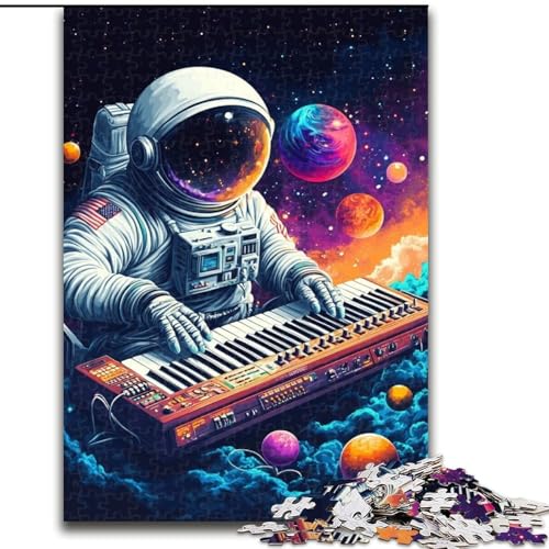 Puzzle für Erwachsene, 1000 Teile, Astronaut spielt Klavier, anspruchsvolles Denkspiel für Teenager, perfekt als Heimdekoration oder Geschenk, 50x75cm Puzzle für Erwachsene, 1000 Teile, Astronaut spielt Klavier, anspruchsvolles Denkspiel für Teenager, perfekt als Heimdekoration oder Geschenk, 50x75cm von MGQWPZDBD